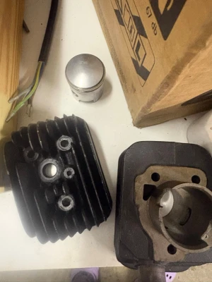 Cylinder, fögge, luftfilter till ciao  - Cylinder fögge och luftfilter i fint skick 
