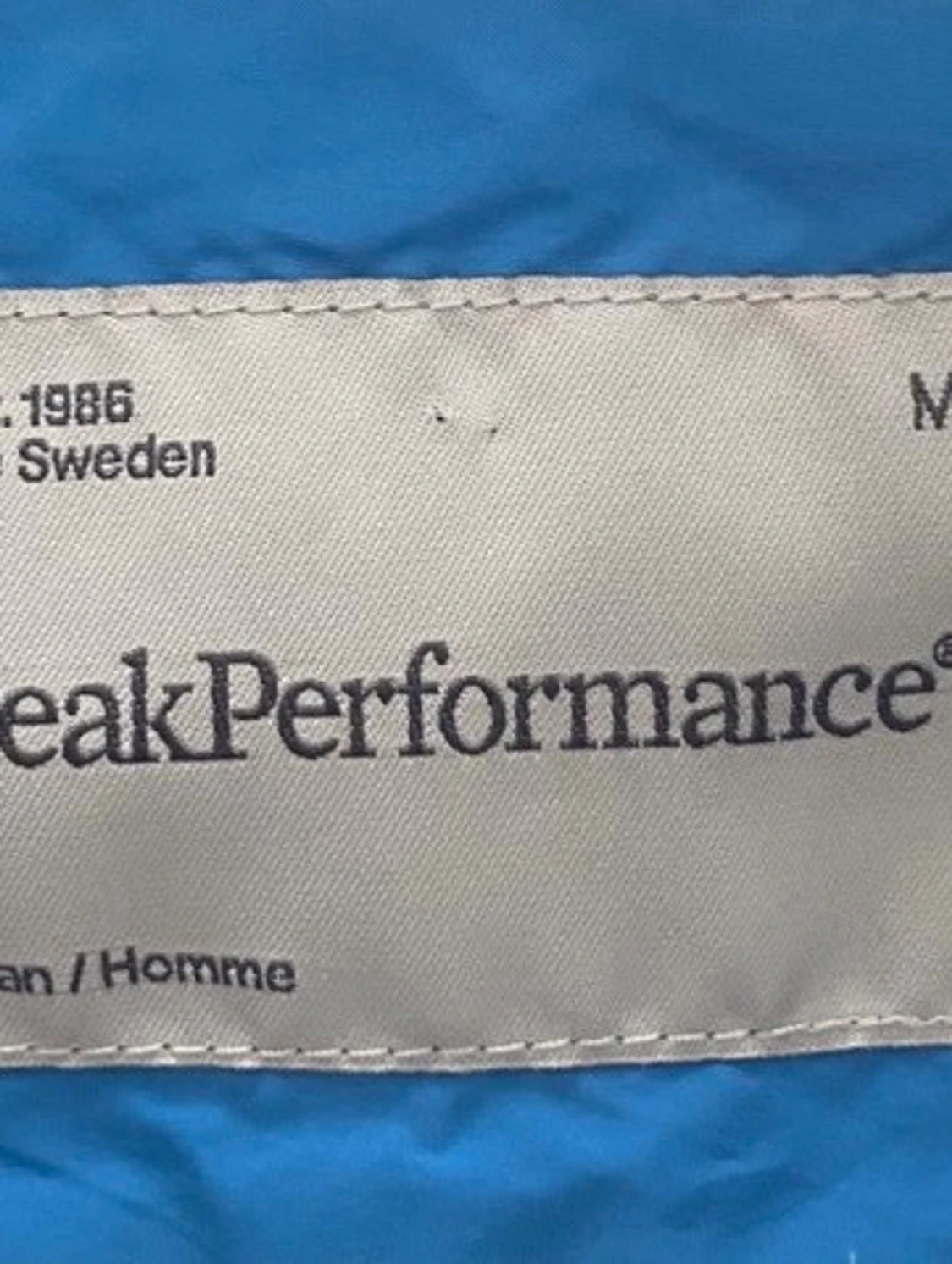 Peak performance Blå vindjacka med huva - 2