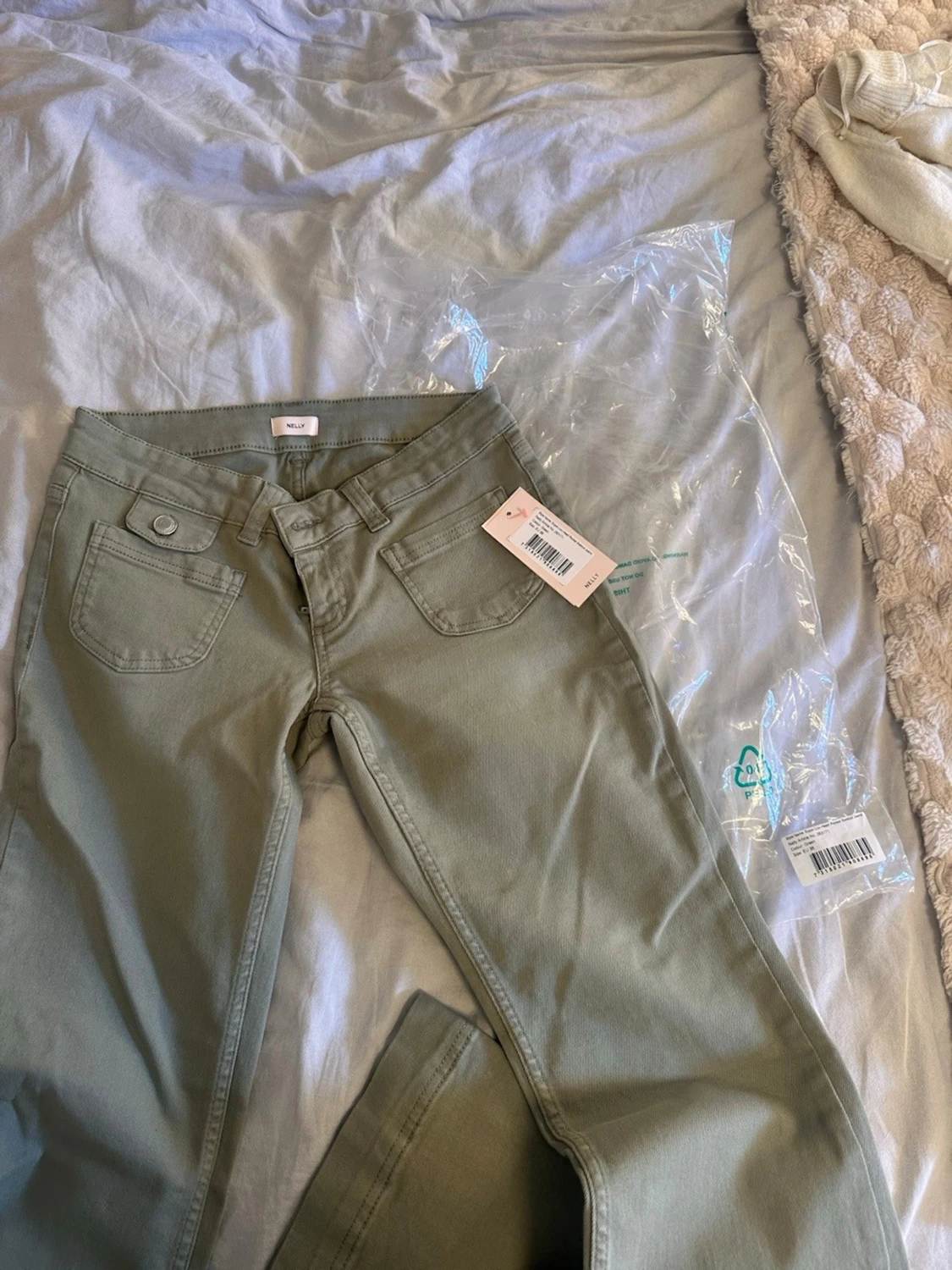 Gröna Nelly jeans