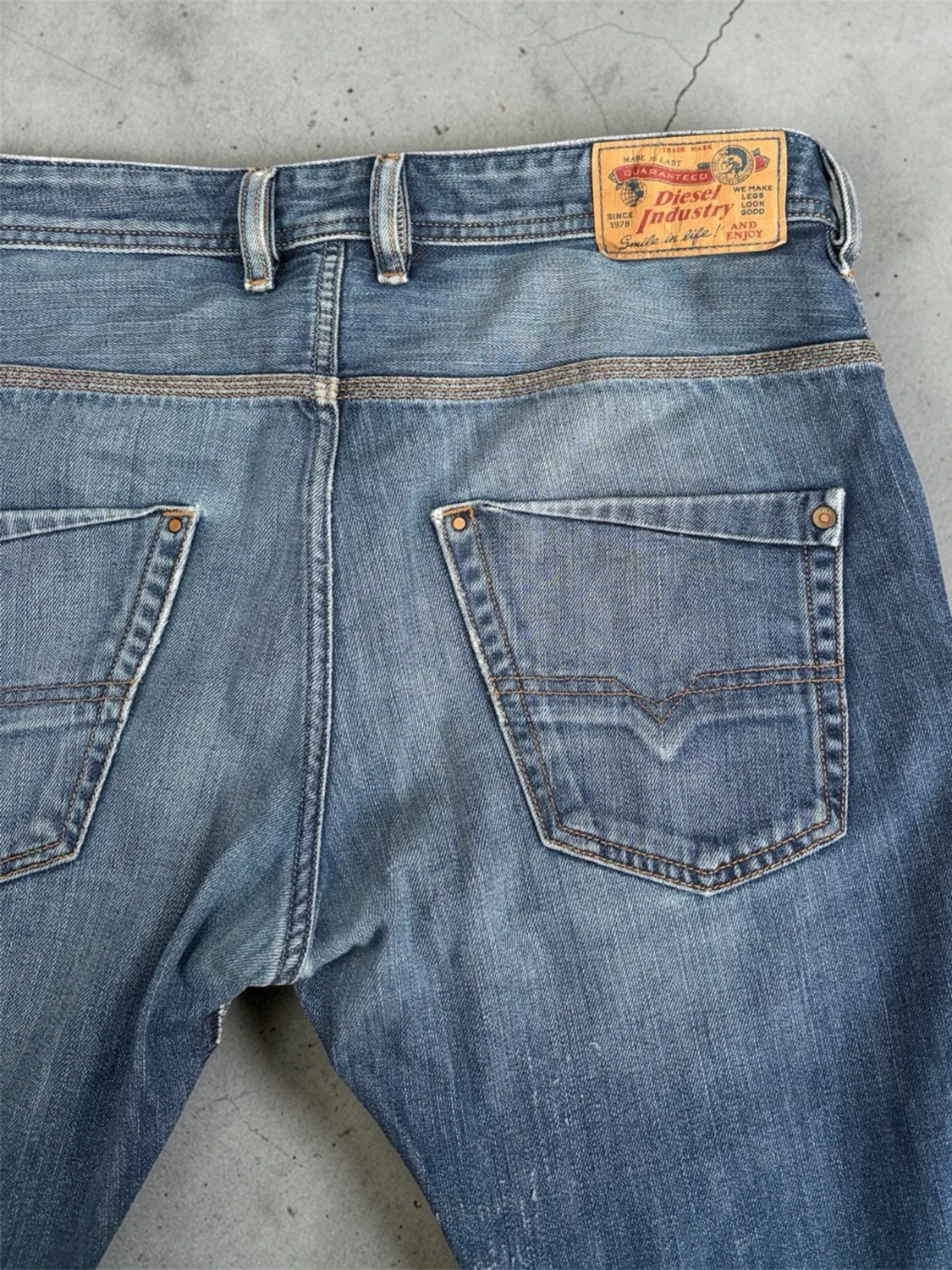 Vintage diesel jeans halft bootcut - 2