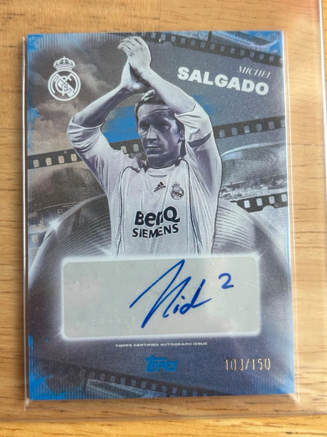 Autografkort Real Madrid Morientes & Salgado - 1