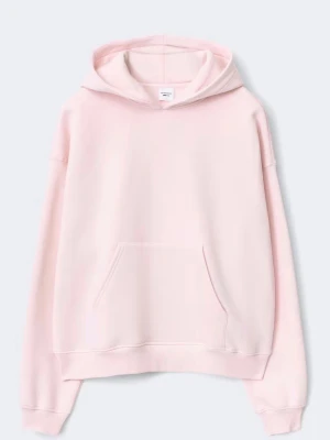 Ljusrosa hoodie  - Jätte fin rosa hoodie. Jätte skön!! Inga defekter