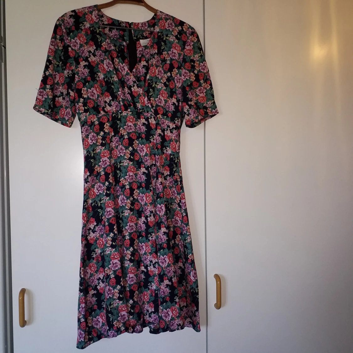 Blommig vintageklänning 