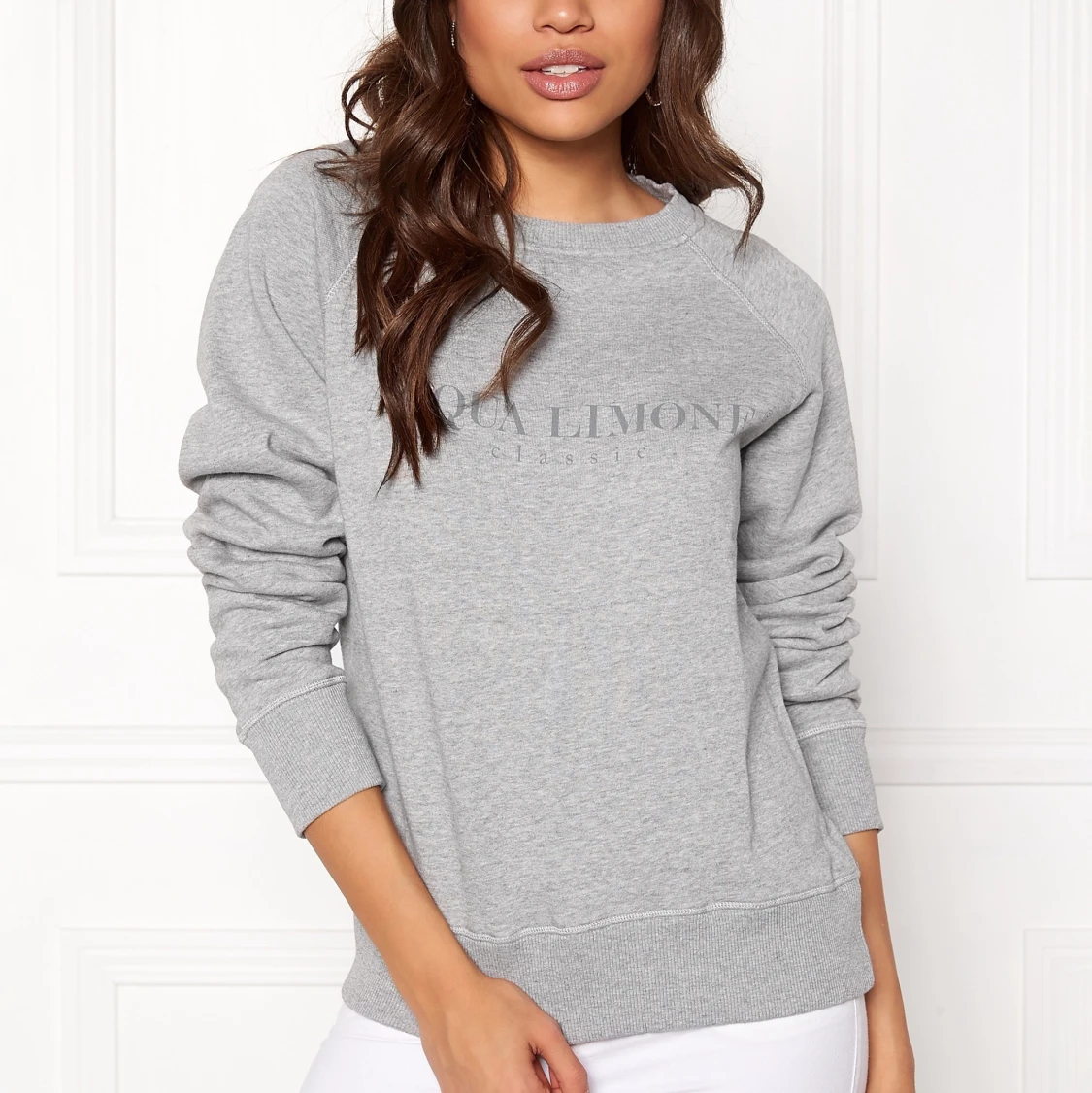 Grå sweatshirt från Aqua limone 