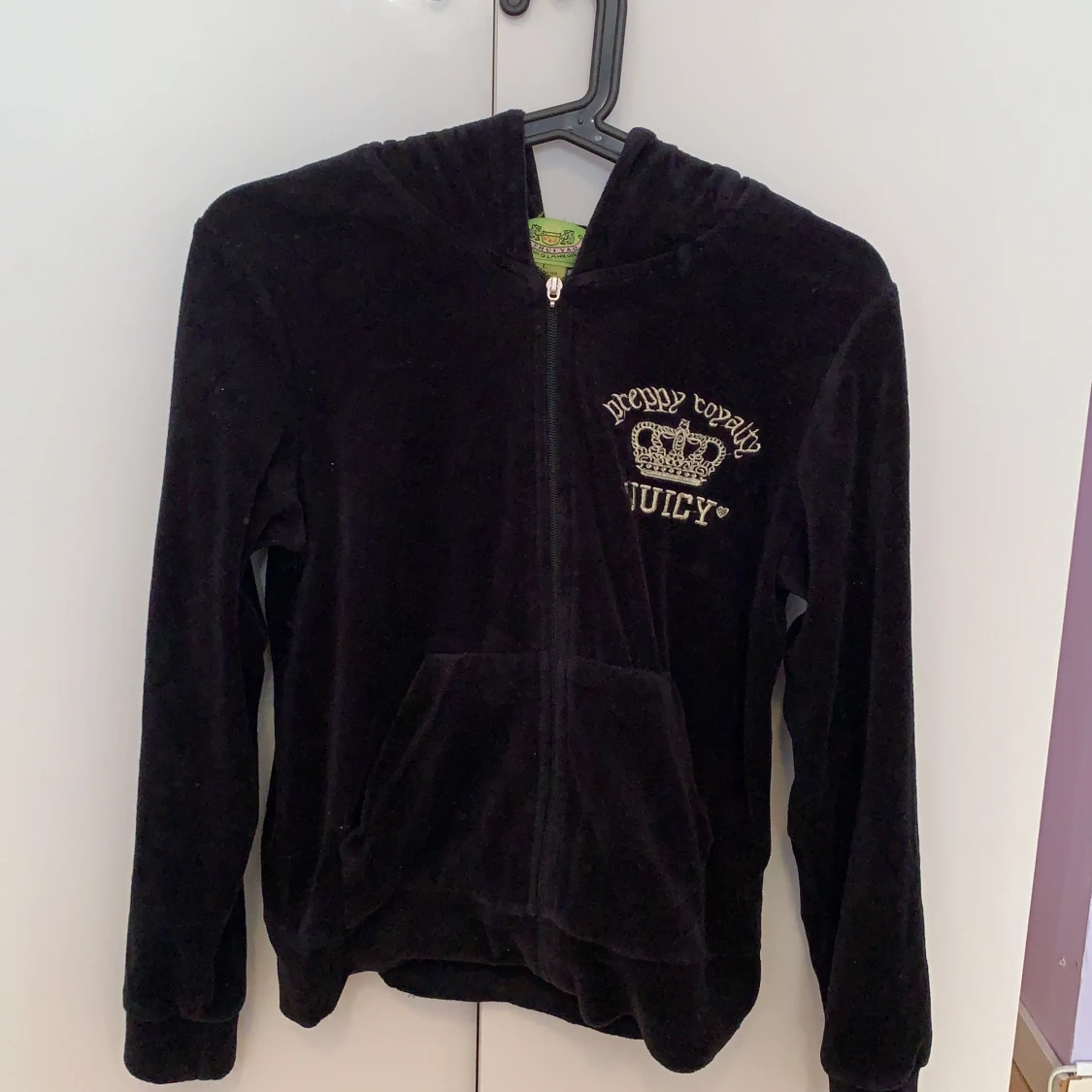 Juicy couture svart zip hoodie