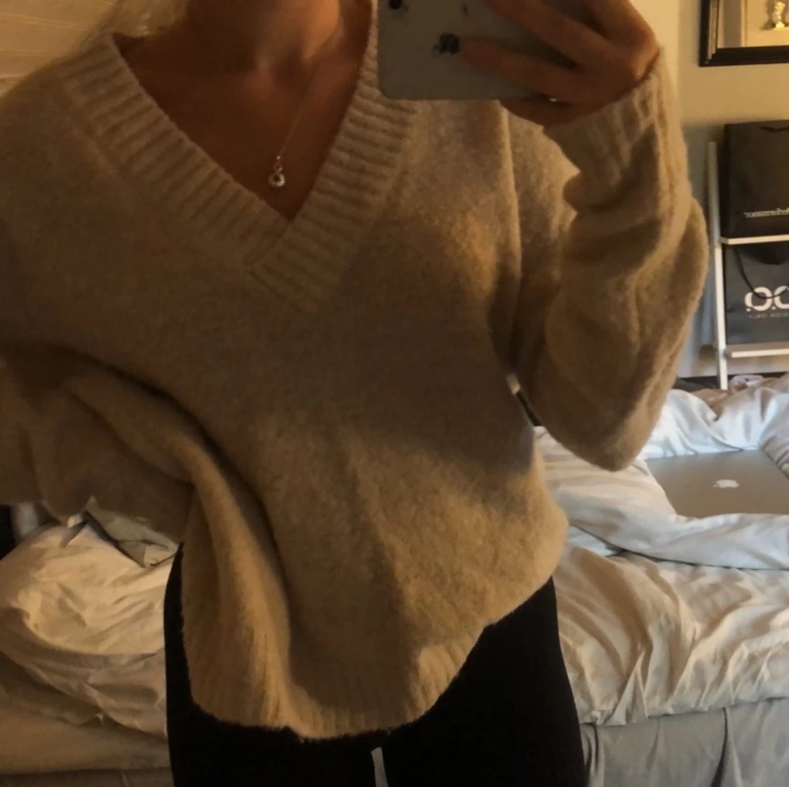 Beige tröja 