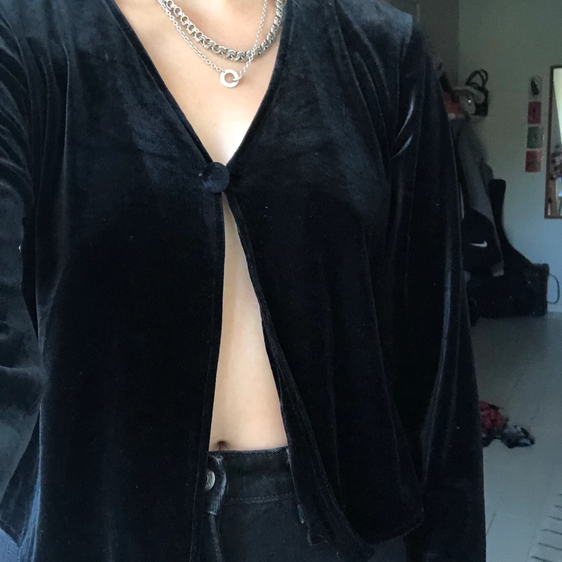 Svart kofta 