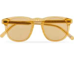 Chimieyewear glasögon - Solbrillor från Chimieyewear i modellen #001 mango. Har tyvärr inte kvar boxen eller kvittot då jag fick dem av en kompis. Köpta för 999 kr.