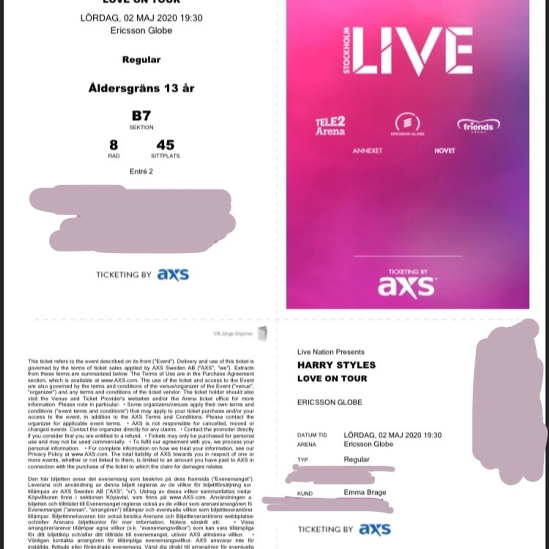 Biljetter till Harry Styles - 90
