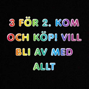  - 3 för 2!