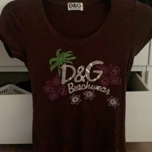 Dolce and Gabbana T-shirt - En brun Dolce and Gabbana Tshirt. Köpt väldigt längesen men kommer inte till någon användning. Stormed s men passar även M
