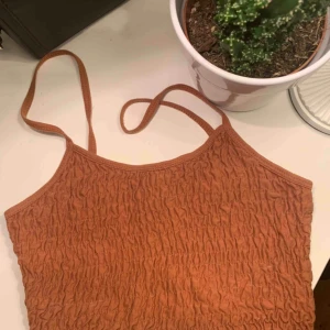  - Croppad top från H&m! Jättefin brun rostig färg, fraktar💫
