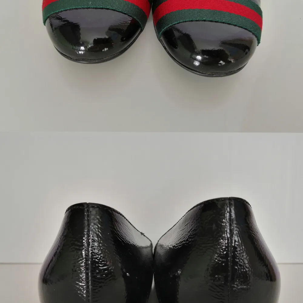 Gucci ballerinas, excellent condition, original box,      100% authentic, Leather, size 37.5, insole 25cm, write me for more info and pics 🙂. Skor.