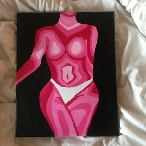 Strl 40x30 - Säljer min tavla som jag själv målat, tavlan är målad i akryl färg.  Bud från 175kr 