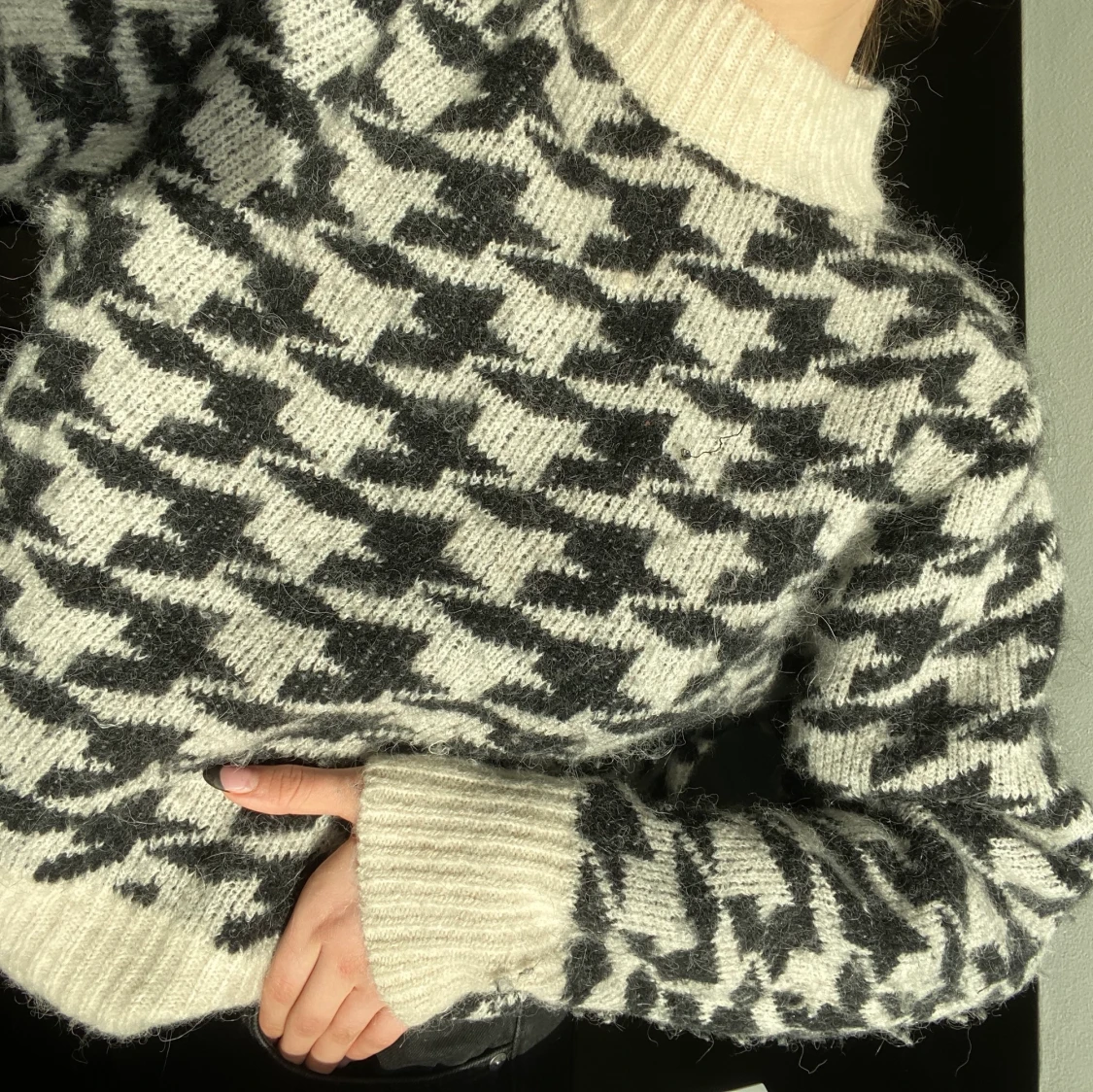 Underbar stickad tröja  - 90