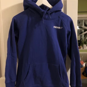 Hoddie från gymshark - Träningshoddie i fin blå färg 