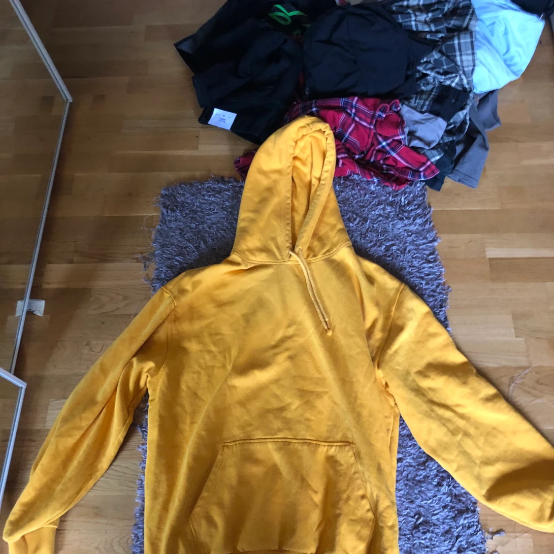 Yellow hoodie