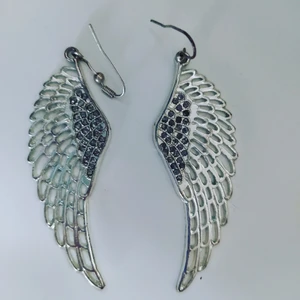 Stora änglavingar örhängen - Sparsamt använda. 