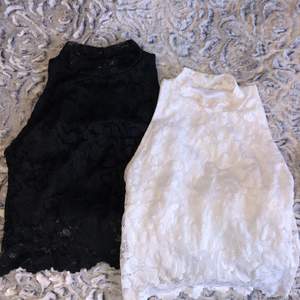 2 croptops i spets från Gina tricot! 50kr/st Köpare står för frakt!