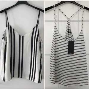  - Nya oanvända toppar/linnen, den vänstra är i storlek M/L och den högra i S. 60kr/styck. Välj två toppar/t-shirts/tröjor från mina annonser så får ni den ena för halva priset!