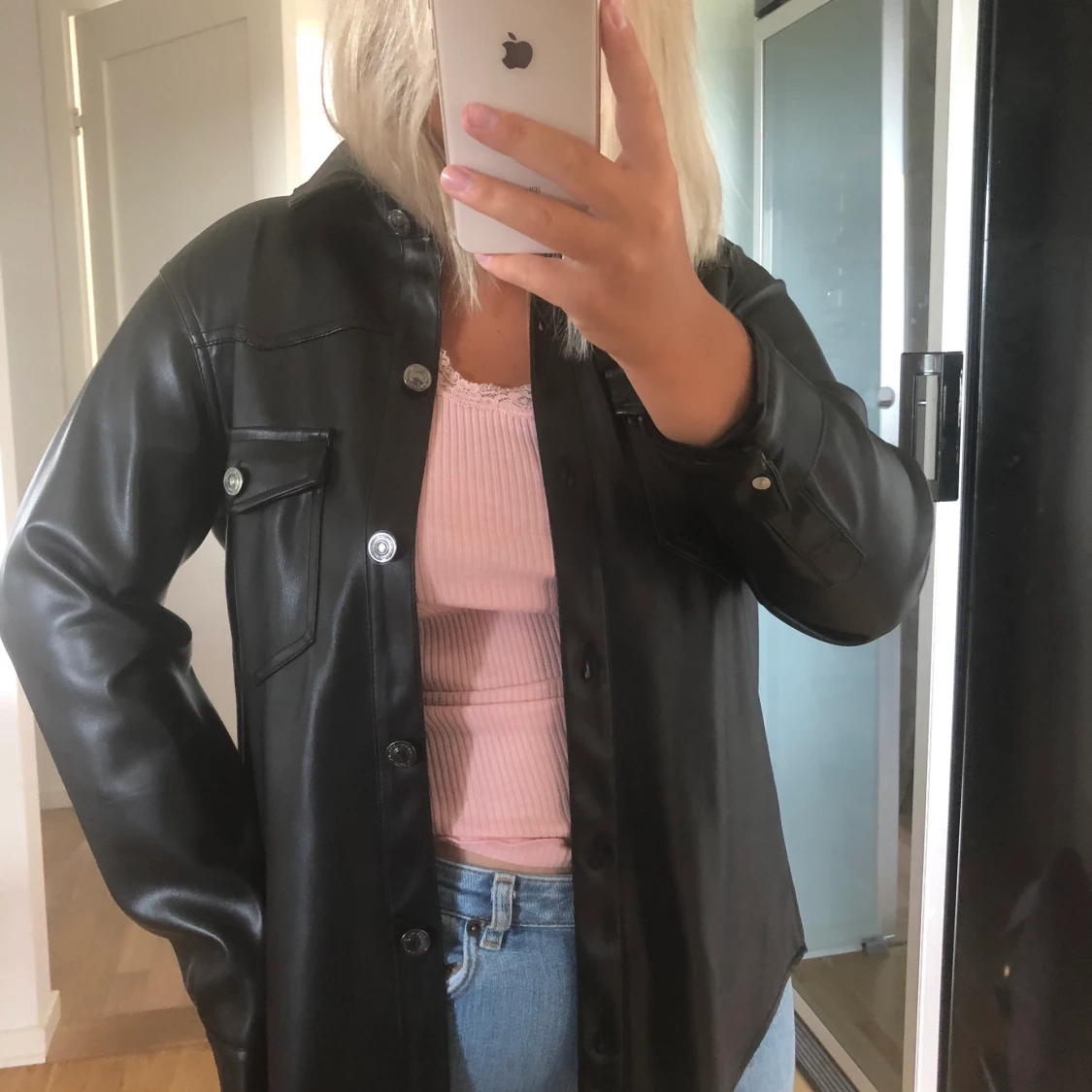 Zara läder skjorta! - 91