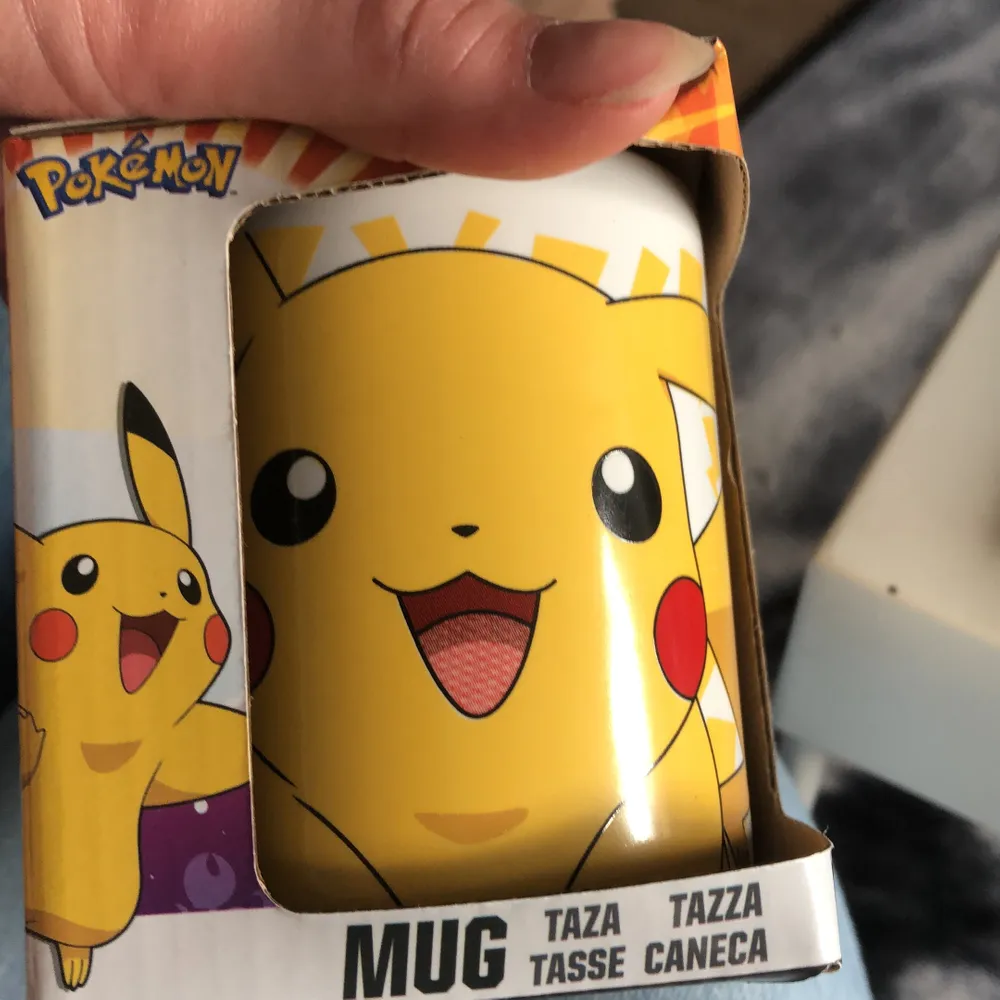 Mugg med pikachu!!!! :) för Pokémon fans 💕120 plus frakt . Övrigt.
