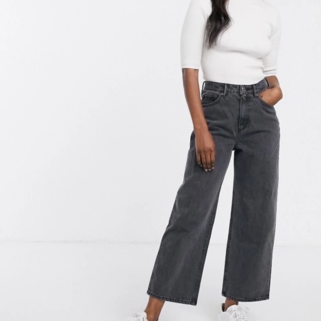 Monki jeans mozik wahed black