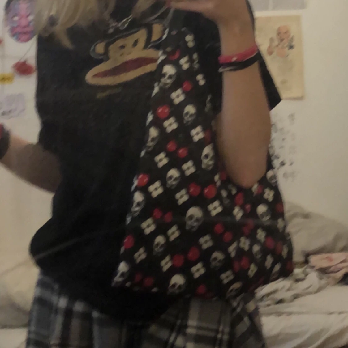 Dödskalle väska - 91