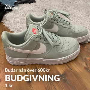 Budar någon över 600kr? - Använda två gånger! Pastell gröna med swooshen i reflex! Budar någon över 600kr? 