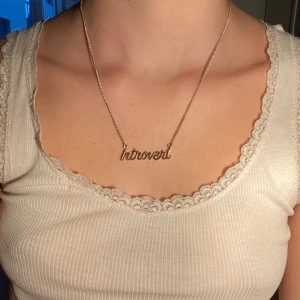 ”introvert” halsband  - fint skick! kan mötas på söder eller frakta 💗