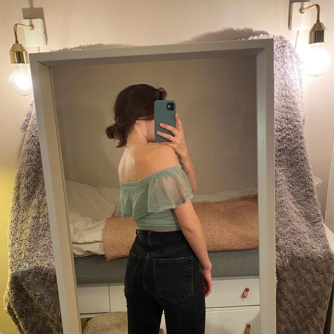 Snygg off shoulder topp  - 90