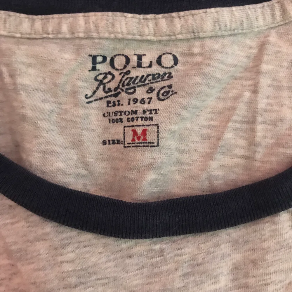 En vanlig t-shirt polo Ralph lauren grå strl m använd fåtal gånger . T-shirts.