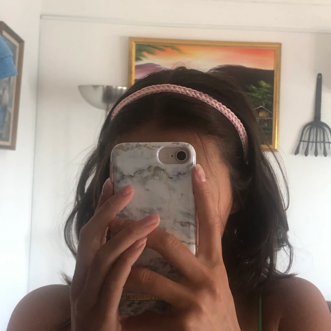 Virkade hårband - 90