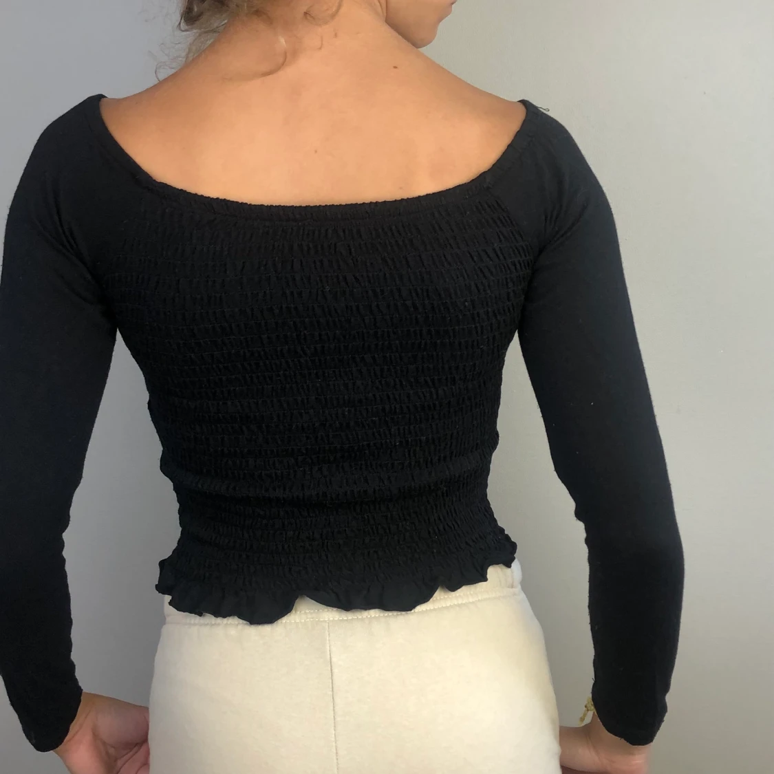 Off shoulder tröja - 90