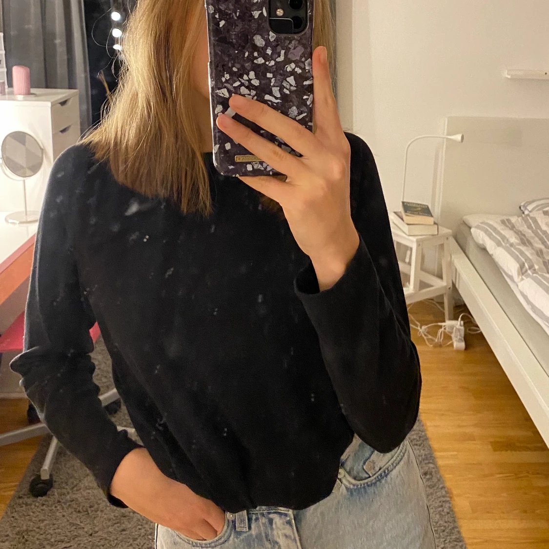 Svart tröja strl s - 90