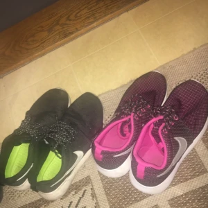  - Säljer båda skorna för 350kr, de i helsvarta är stl 37 o de andra 36