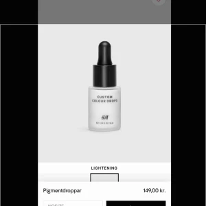  - Helt oöppnad custom colour drops från H&M ’Lightening’ 