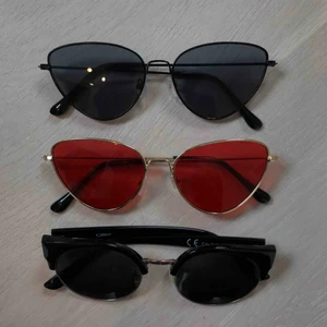  - Solglasögon knappt använda, 20kr/st. första svarta och röda är SÅLDA
