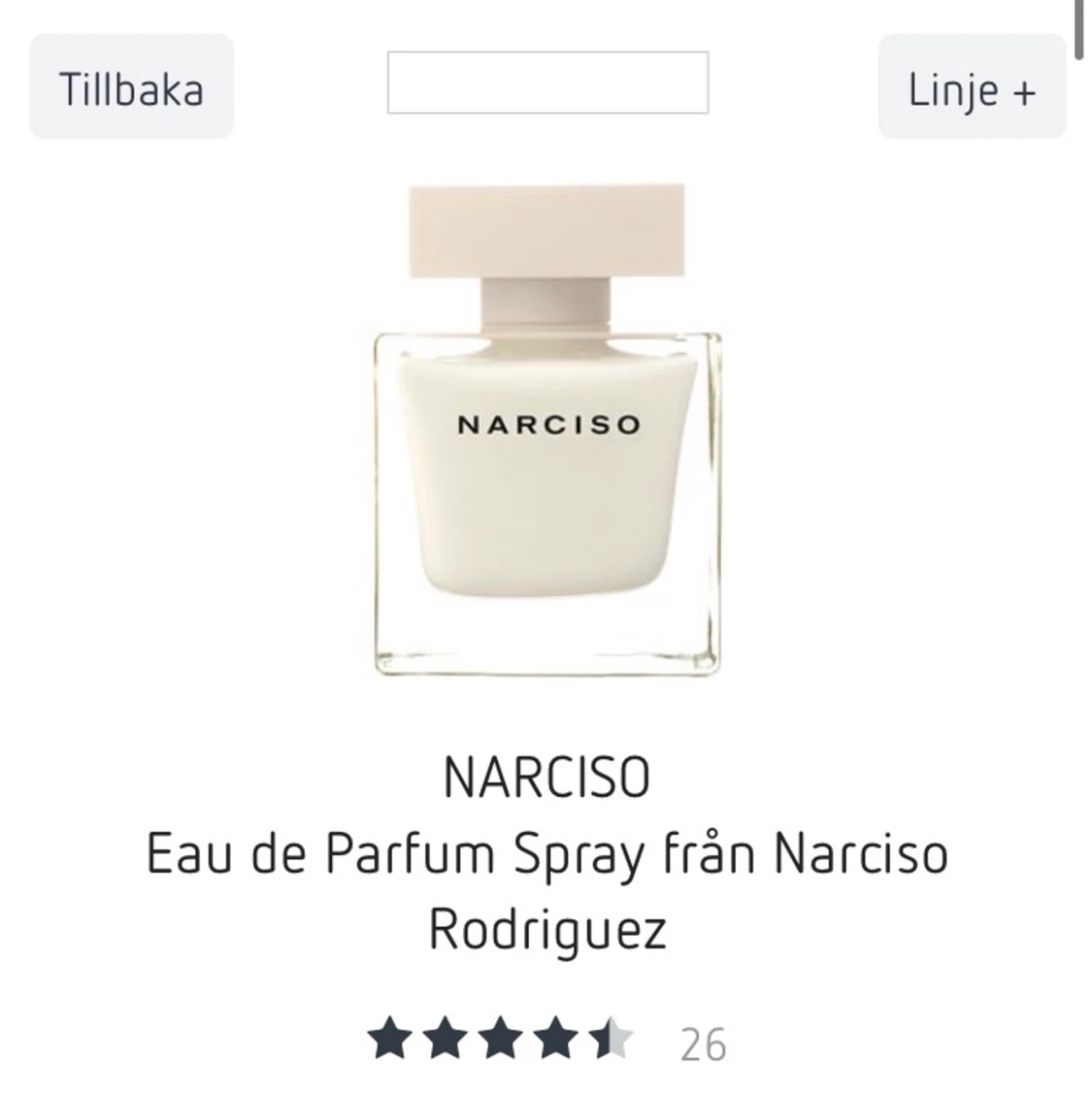 Parfym narcisto helt ny bara öppnad