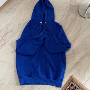 Hoddie  - Kornblå hoddie, från Gina tricot. Använd o tvättad men i gott skick.