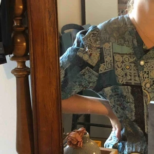  - 70-tals tröjan du alltid letat efter!! Coolt mönster & skönt material, köpt second hand men har för mig inte kommit till användningen tröjan förtjänar! 💙 köparen står för frakt 