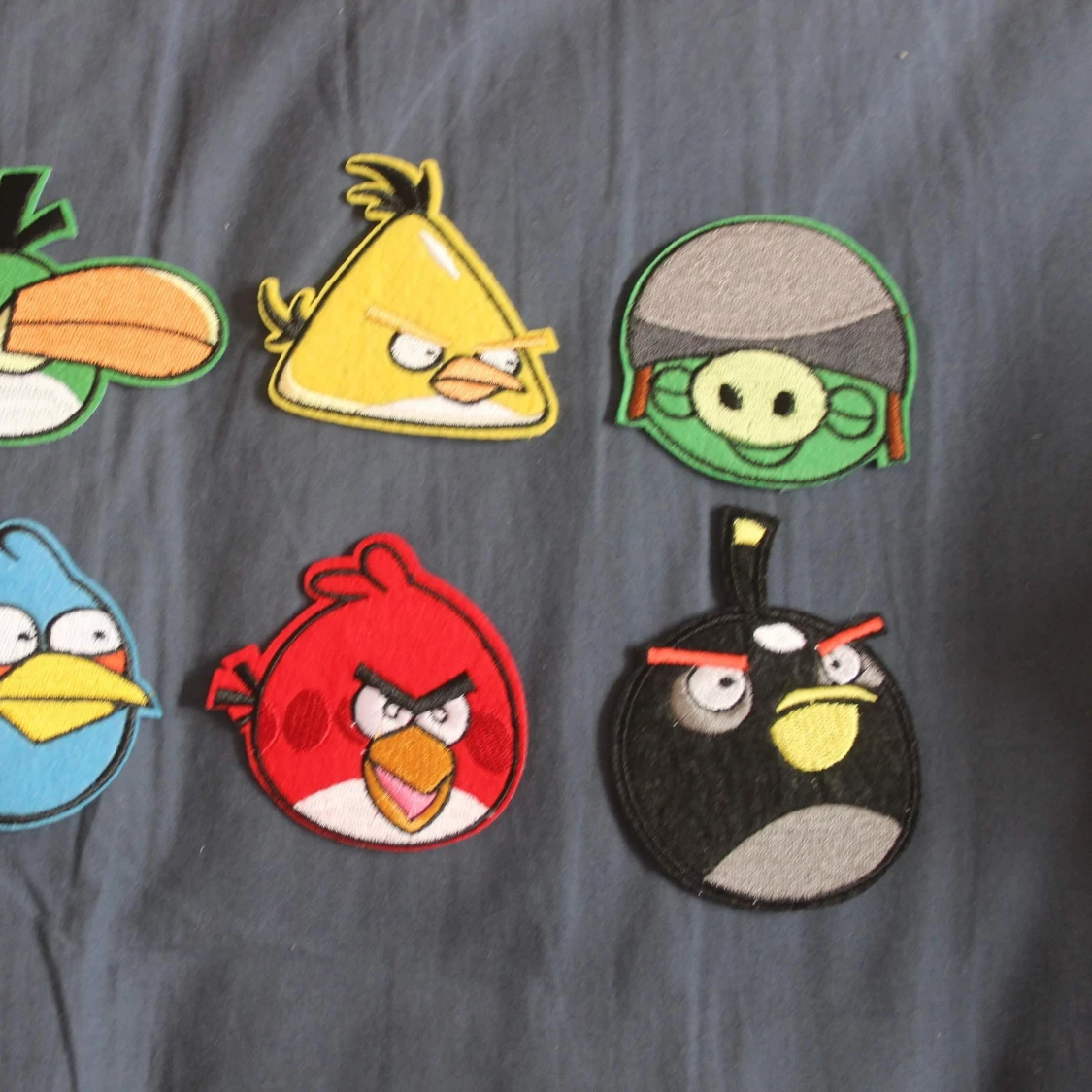 Angry bird 7st tygmärken!