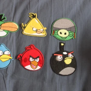 Angry bird 7st tygmärken!  - 7 tygmärken för 105kr inkl frakt! Skriv vid frågor! 🔥(styckvis 29kr inkl frakt) 
