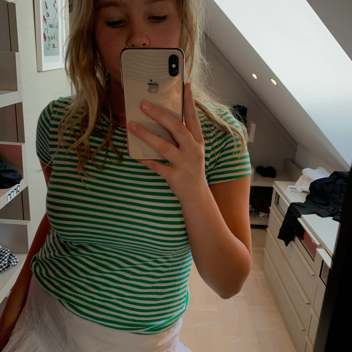 Söt randig T-shirt  - 90
