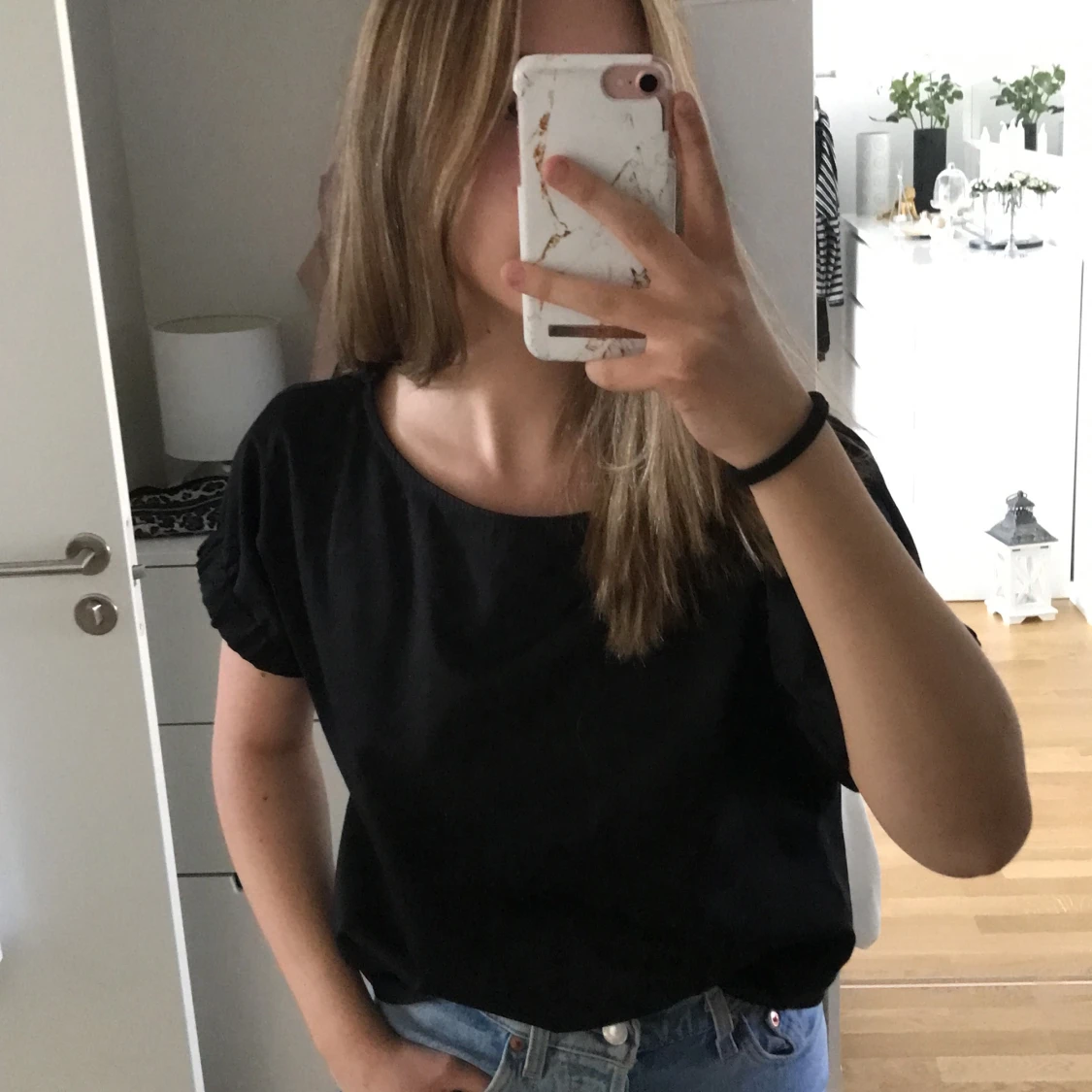 NA-KD Svart party-blus - 90