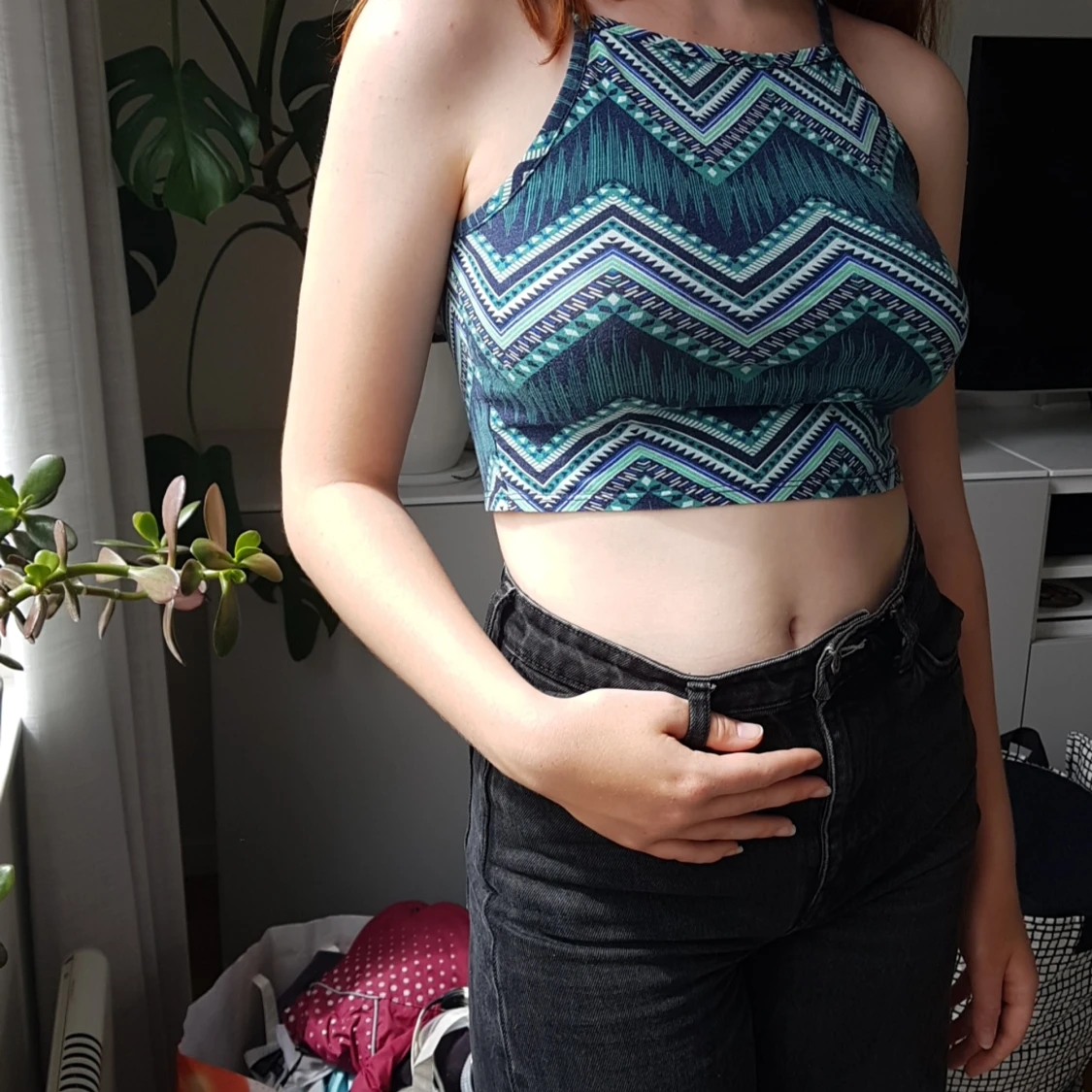 Mönstrat linne - 90