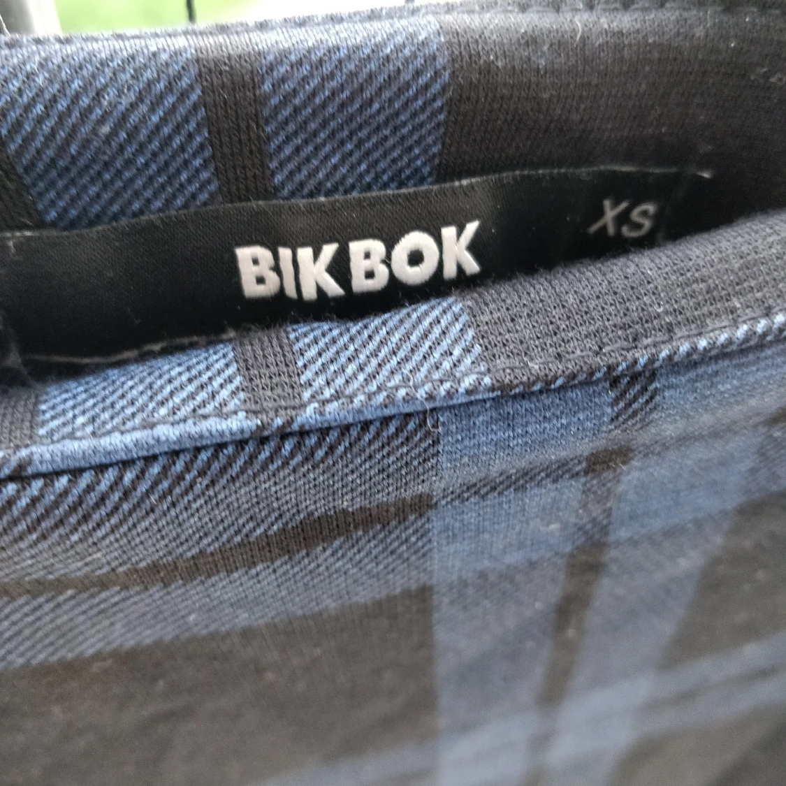 Klänning -blå & svart  - 91