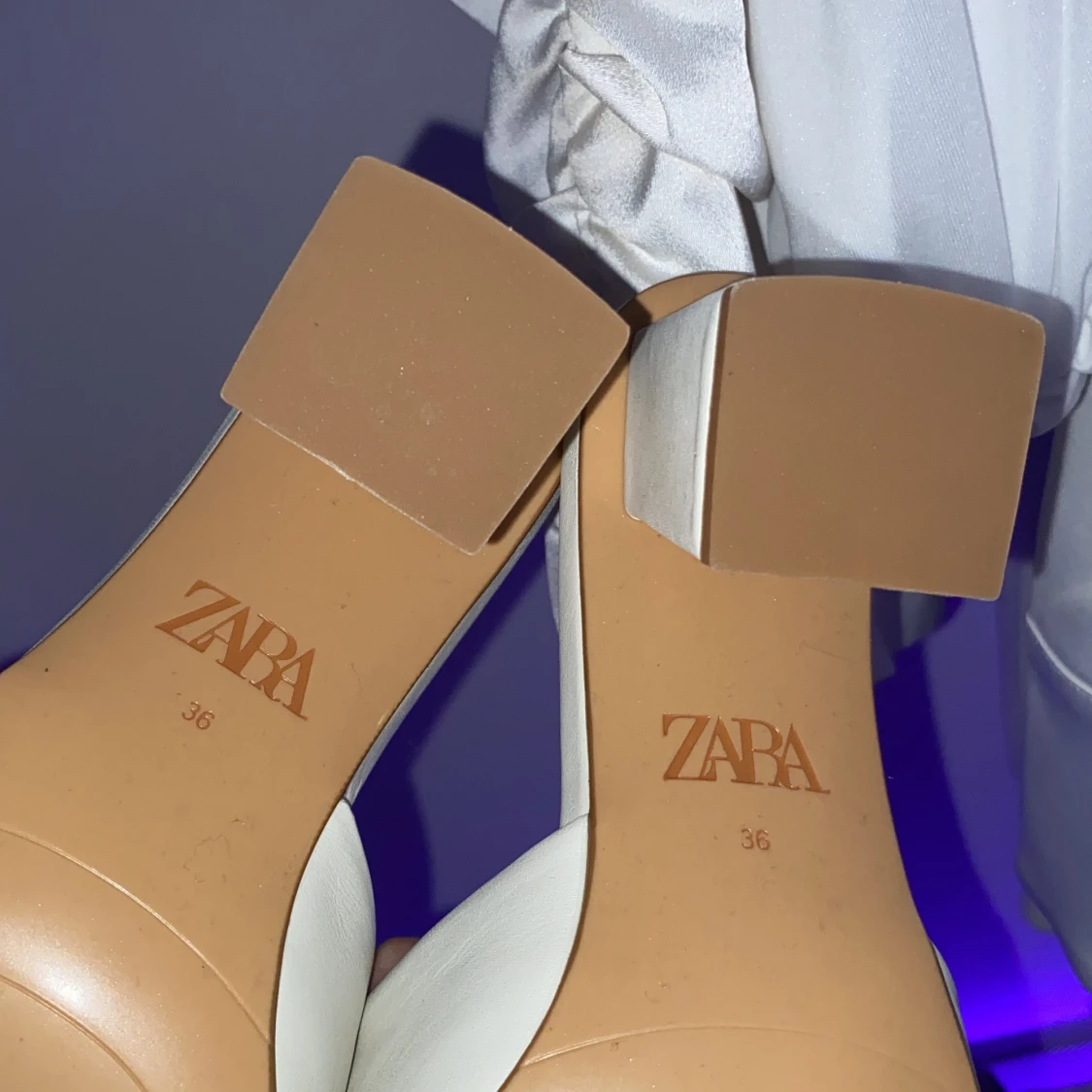 Square toe klackar, oanvända! - 91