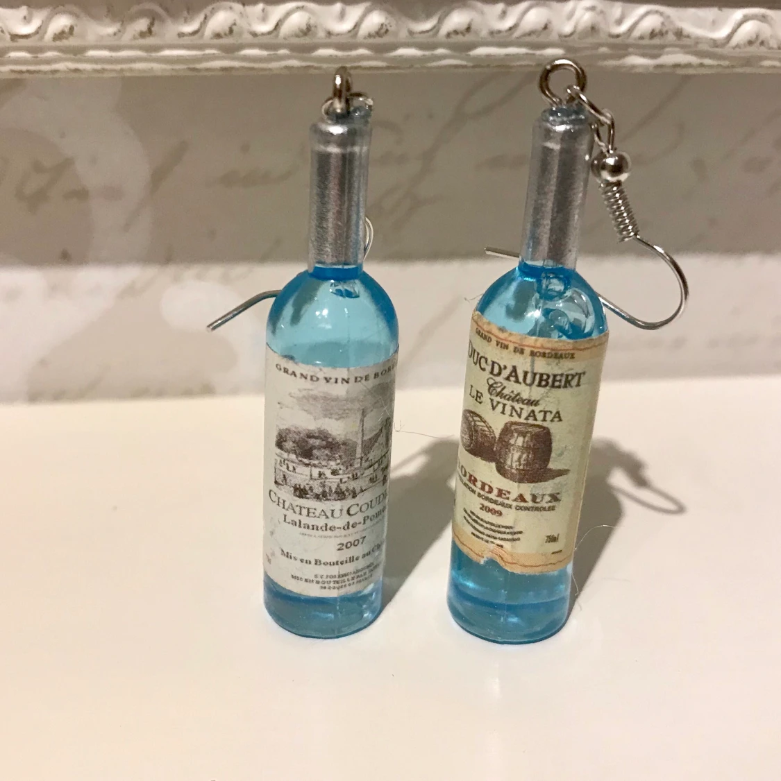 🍸🥳NYA INPLASTADE AKRYL ÖRHÄNGEN LIKÖR FÖASKOR💎🍸