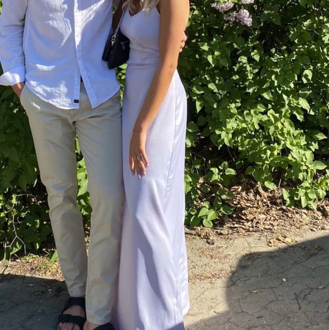 Satin klänning - 90